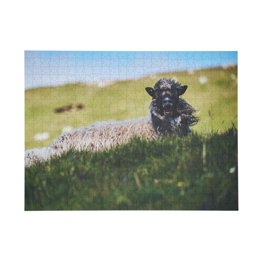 Puzzle - Surprised Sheep - 252/500 Pieces