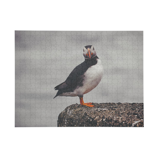 Puzzle - Puffin with Raindrops Photo by Robin Eriksson - 252/500 Pieces